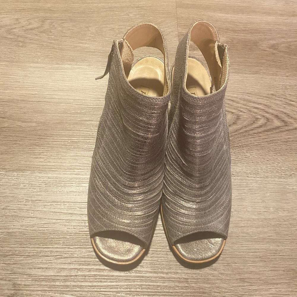 Paul Green Cayanne Leather Peep Toe Sandal